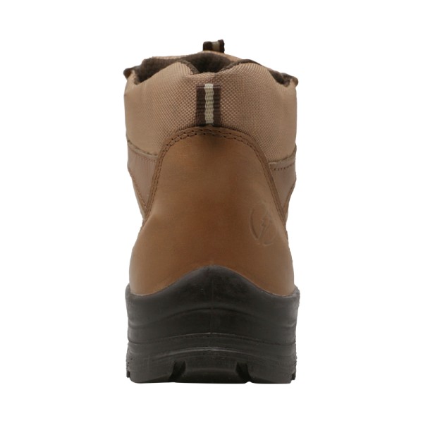 Zapato de seguridad café para mujer. Steel Woman