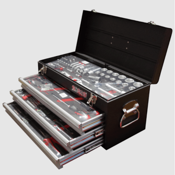 Caja de herramientas con 3...