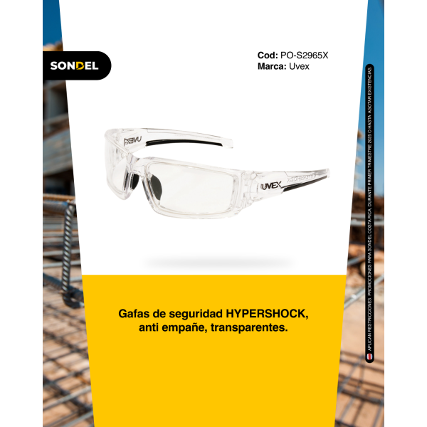 Gafas de seguridad HYPERSHOCK