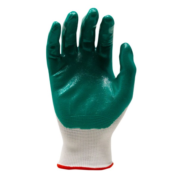 Guante de nylon con recubierto de nitrilo