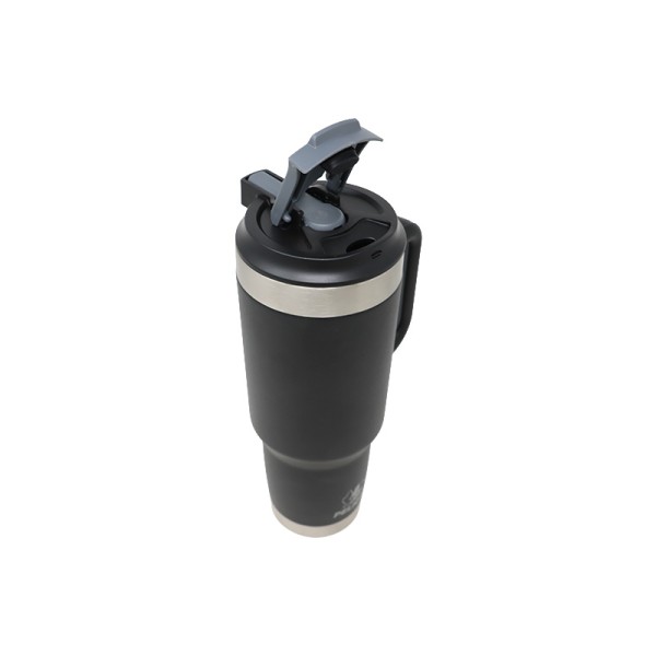 Vaso Porter de doble tapa de 40 oz de acero inoxidable