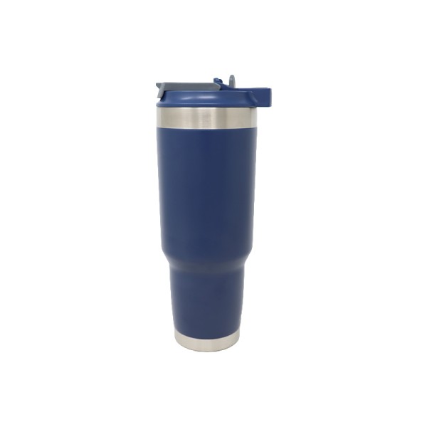 Vaso Porter de doble tapa de 40 oz de acero inoxidable