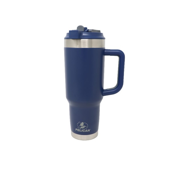 Vaso Porter de doble tapa de 40 oz de acero inoxidable