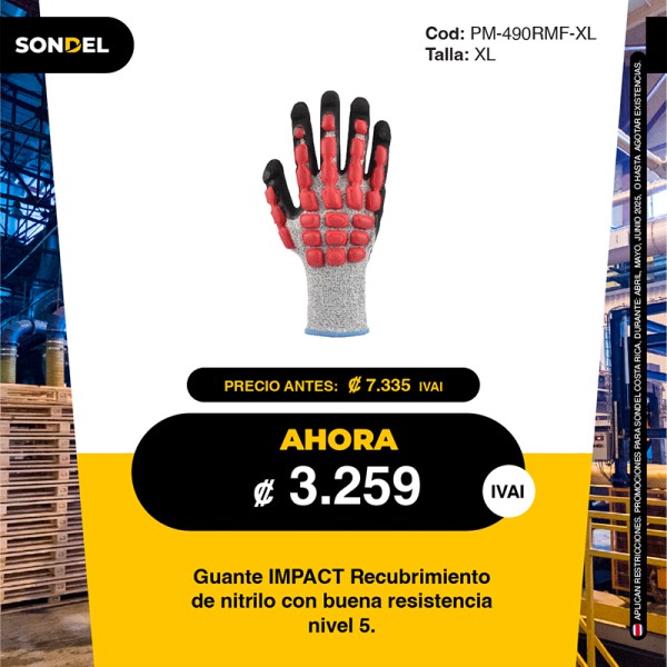 Guante IMPACT Recubrimiento...