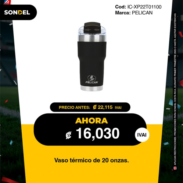 Vaso térmico de 20 onzas