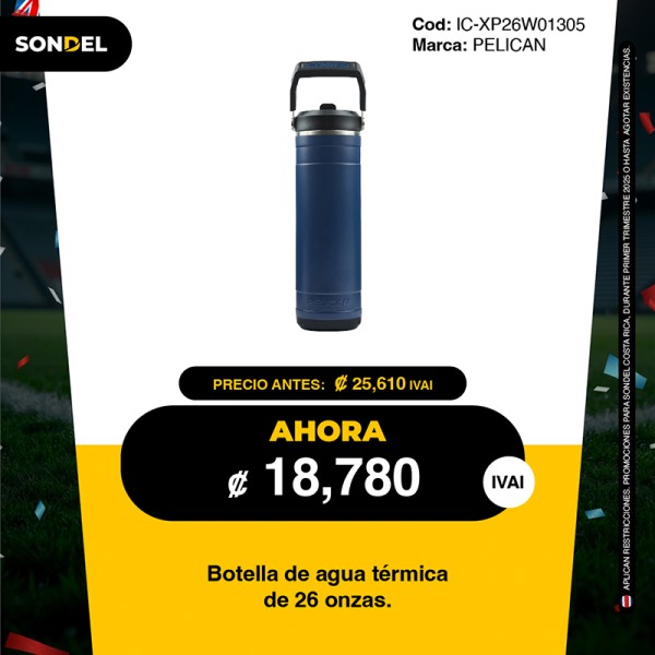 Botella de agua térmica de...