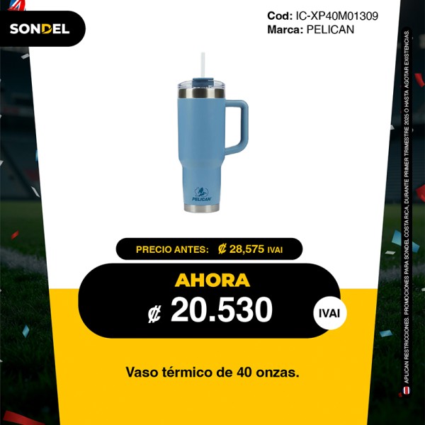 Vaso térmico de 40 onzas
