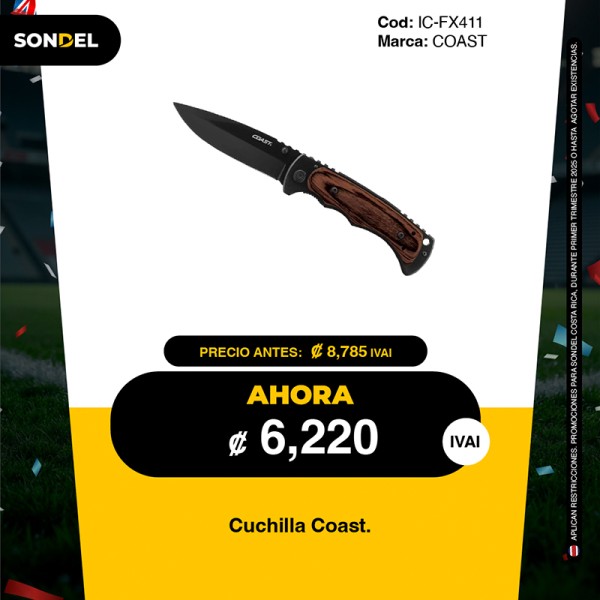 Cuchilla FX411 seguro de...