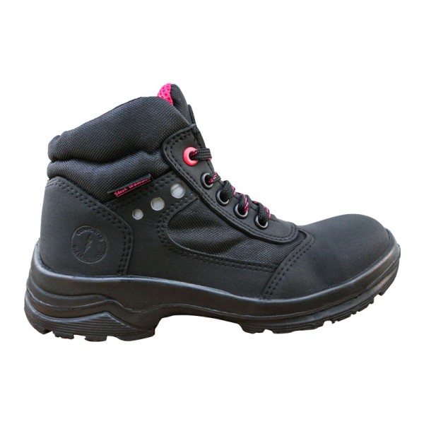 Zapato de seguridad negro para mujer. Steel Woman