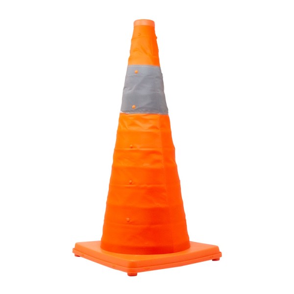 Cono Retráctil Naranja de Seguridad